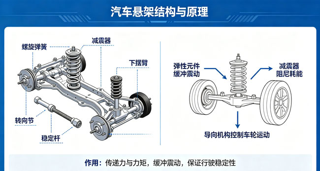 汽车悬架结构与原理 汽车悬架结构与原理